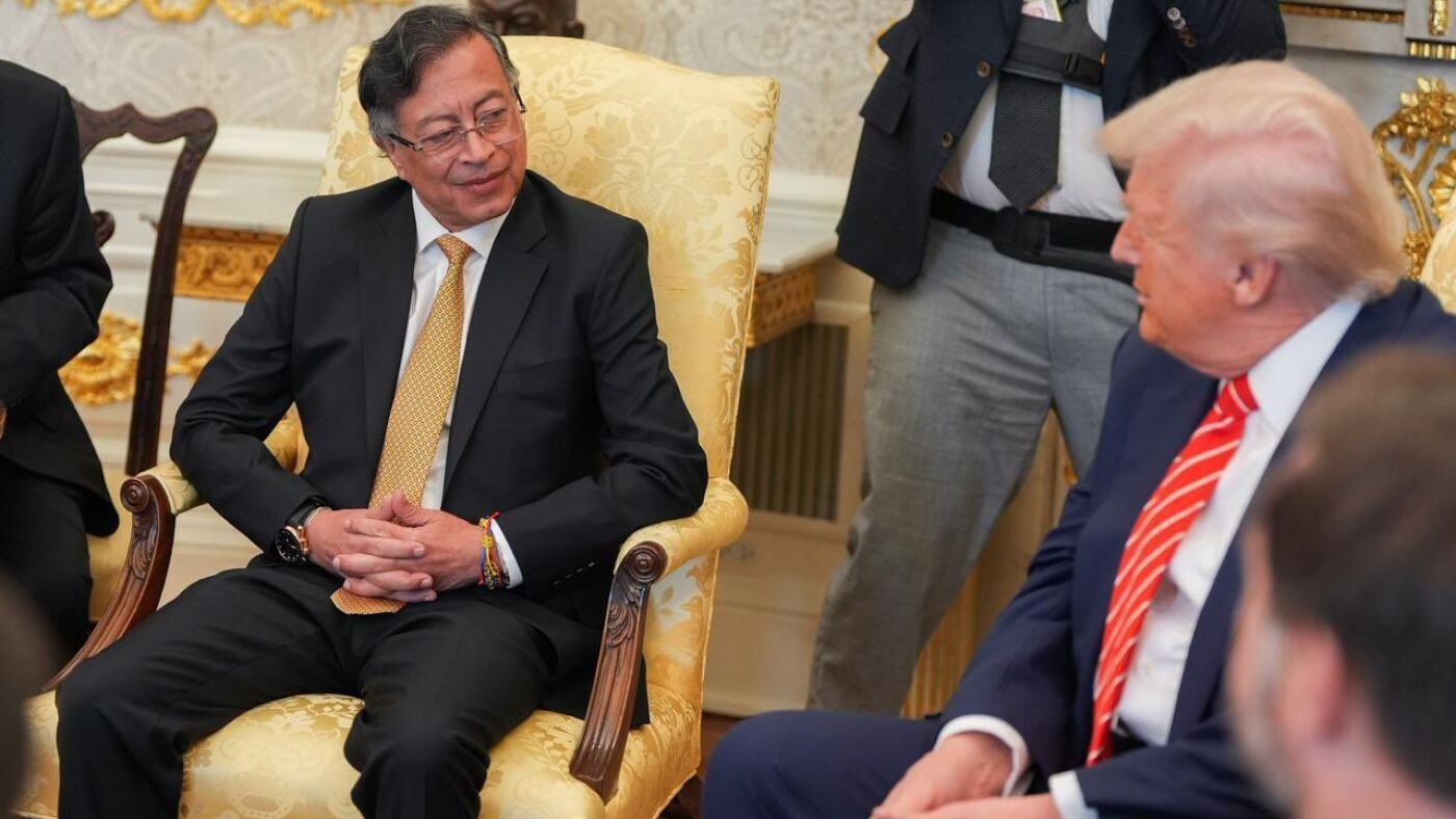 An uneasy d&eacute;tente: Trump and Colombia's Petro meet at White House